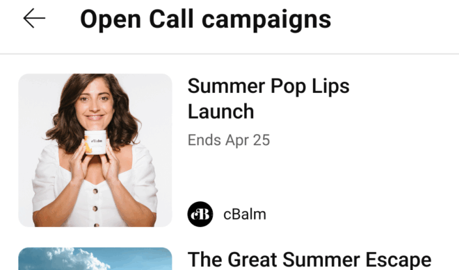 Calling all creators: YouTube’s Open Call lets brands request custom sponcon