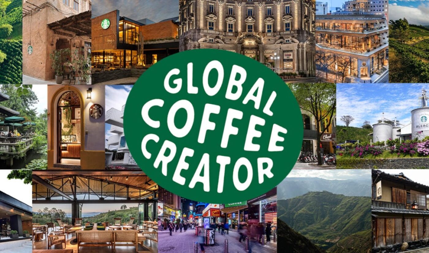 Starbucks wants two creators on its payroll for a 12-month, round-the-world content gig