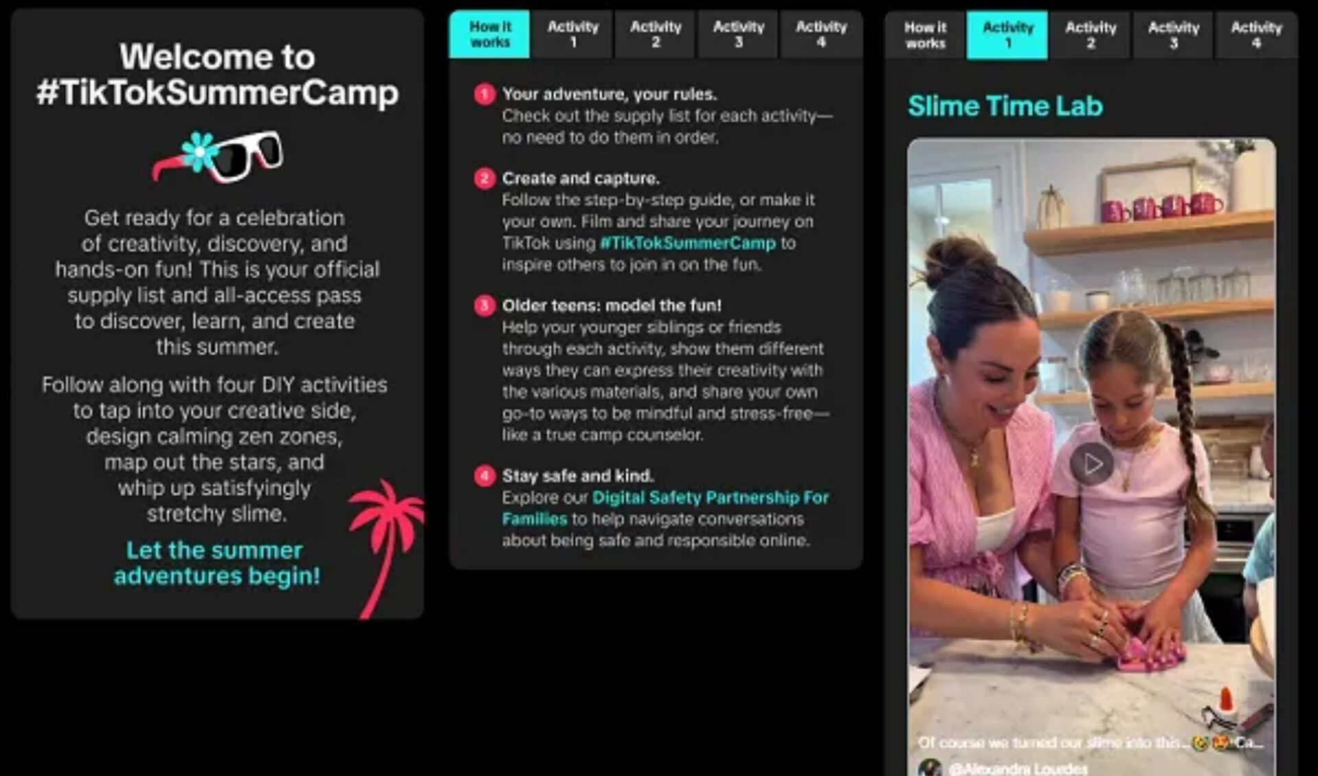 The new summer camp is on TikTok