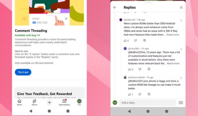 YouTube wants to start conversations with Reddit-style comment threads