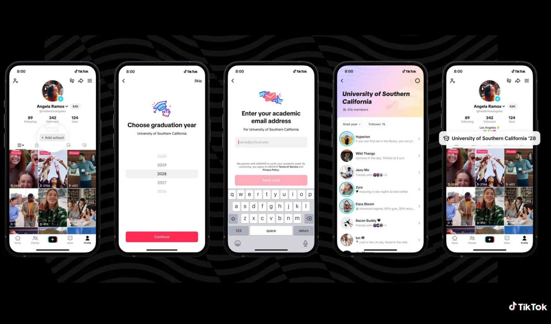TikTok’s college-centric update is a nod to OG Facebook