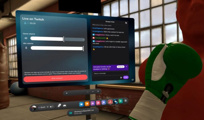 Streaming from a VR headset is about to get a lot easier