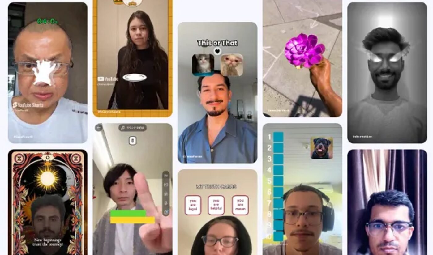 YouTube’s new Effect Maker puts it in competition with TikTok and Snapchat