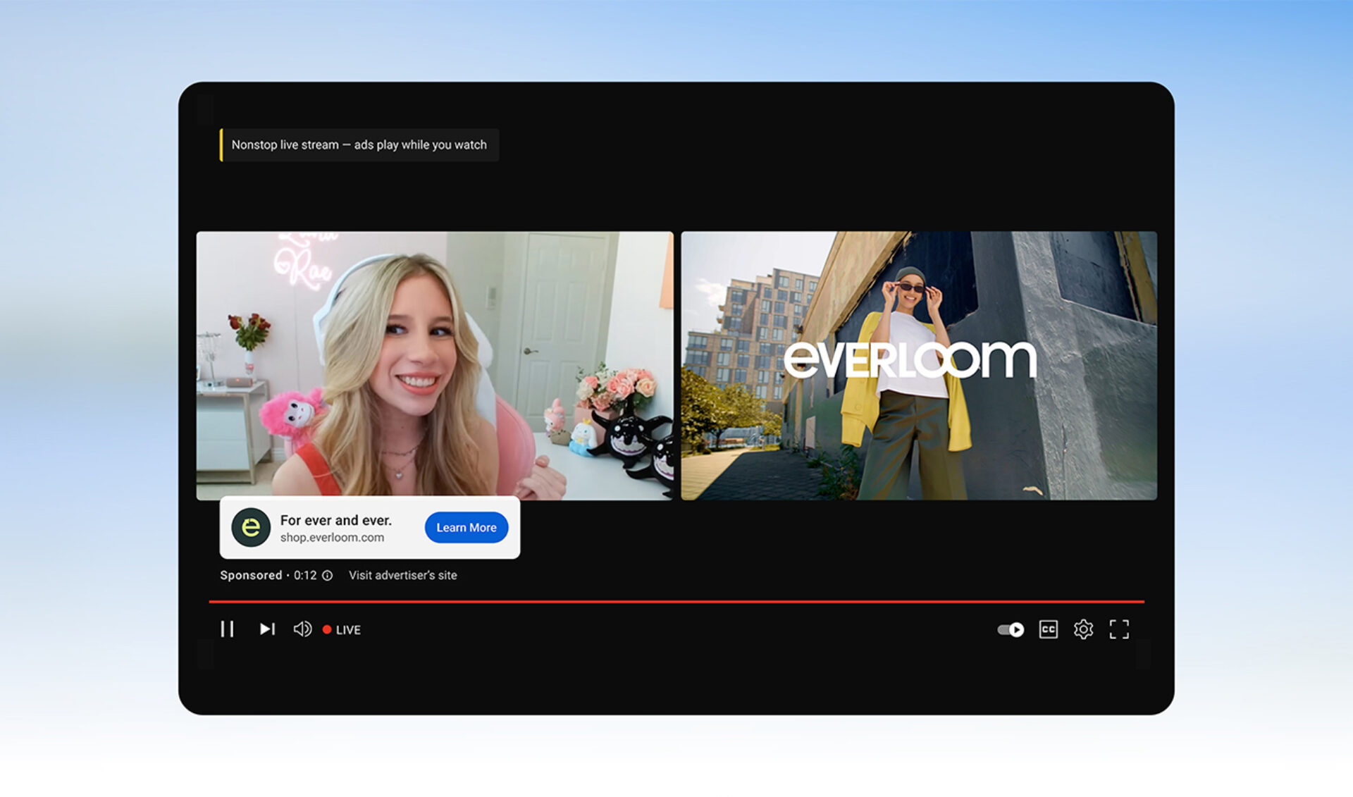 YouTube’s major livestreaming revamp: Ads that don’t stop streams, simultaneous horizontal/vertical broadcasts, and more