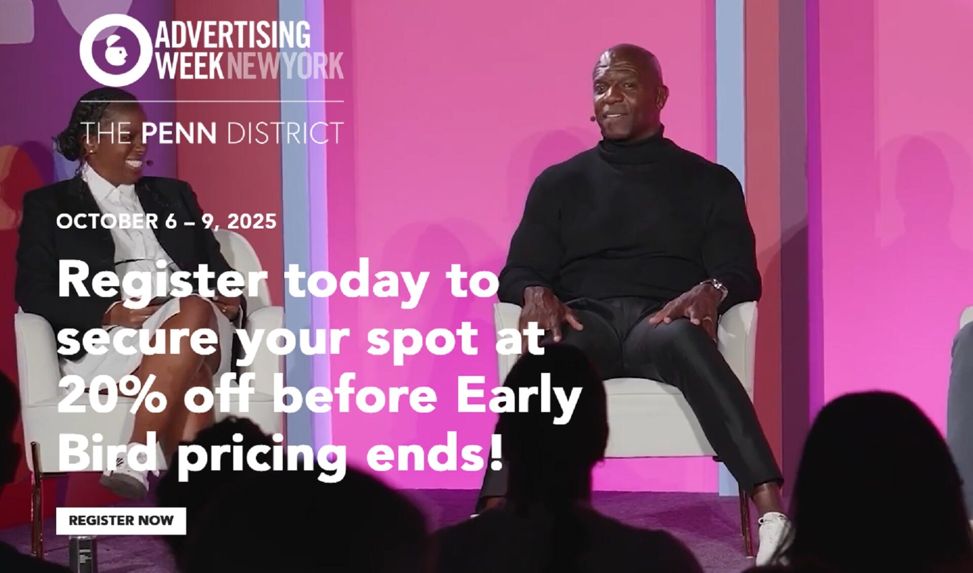 Advertising Week New York returns Oct. 6-9 with 1,200+ speakers, 28 content tracks for creators, marketers, and more