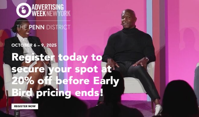 Advertising Week New York returns Oct. 6-9 with 1,200+ speakers, 28 content tracks for creators, marketers, and more