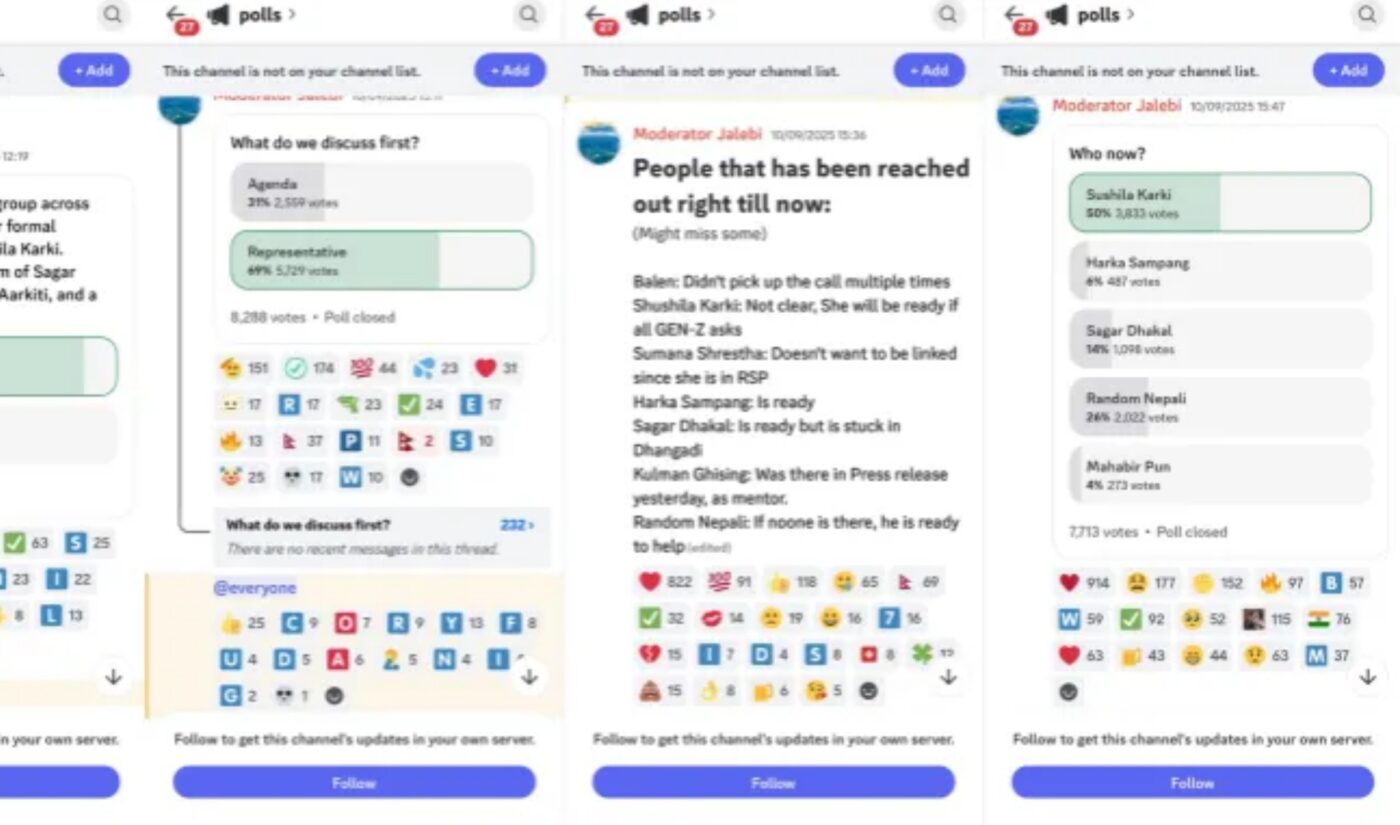 Nepal’s Discord election shows that platform bans won’t deter Gen Z politicos