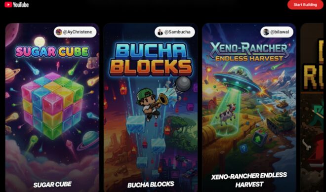 YouTube invites creators to use Gemini tool to make video games