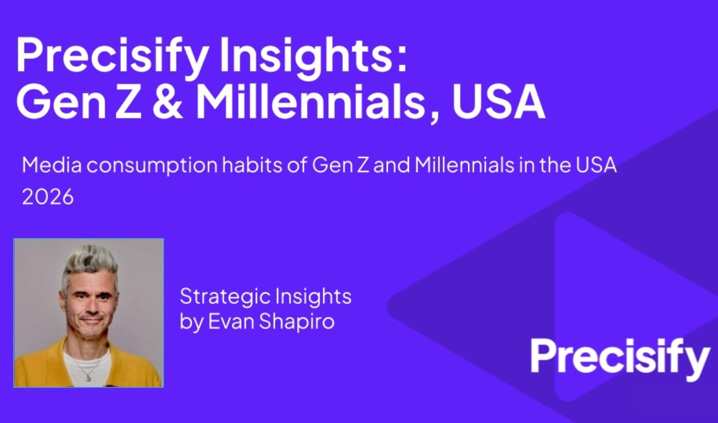 Gen Z and Millennials “consistently converge” on YouTube, where they have better recall and find the best quality ads, according to Precisify’s new data