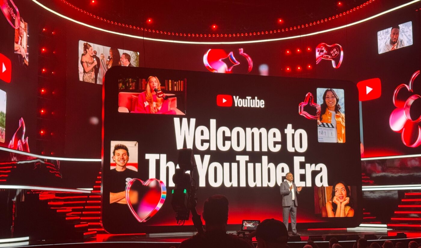YouTube is backing creators–and their ambitious shows–in a big way at Brandcast 2026