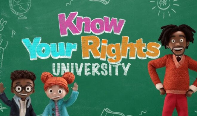 The ACLU is using a YouTube Kids series to teach children about their inalienable rights