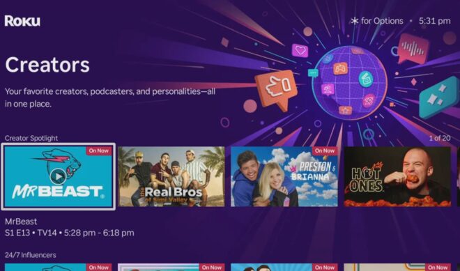 Want to find creator FAST channels on Roku? A new hub is here to guide you.