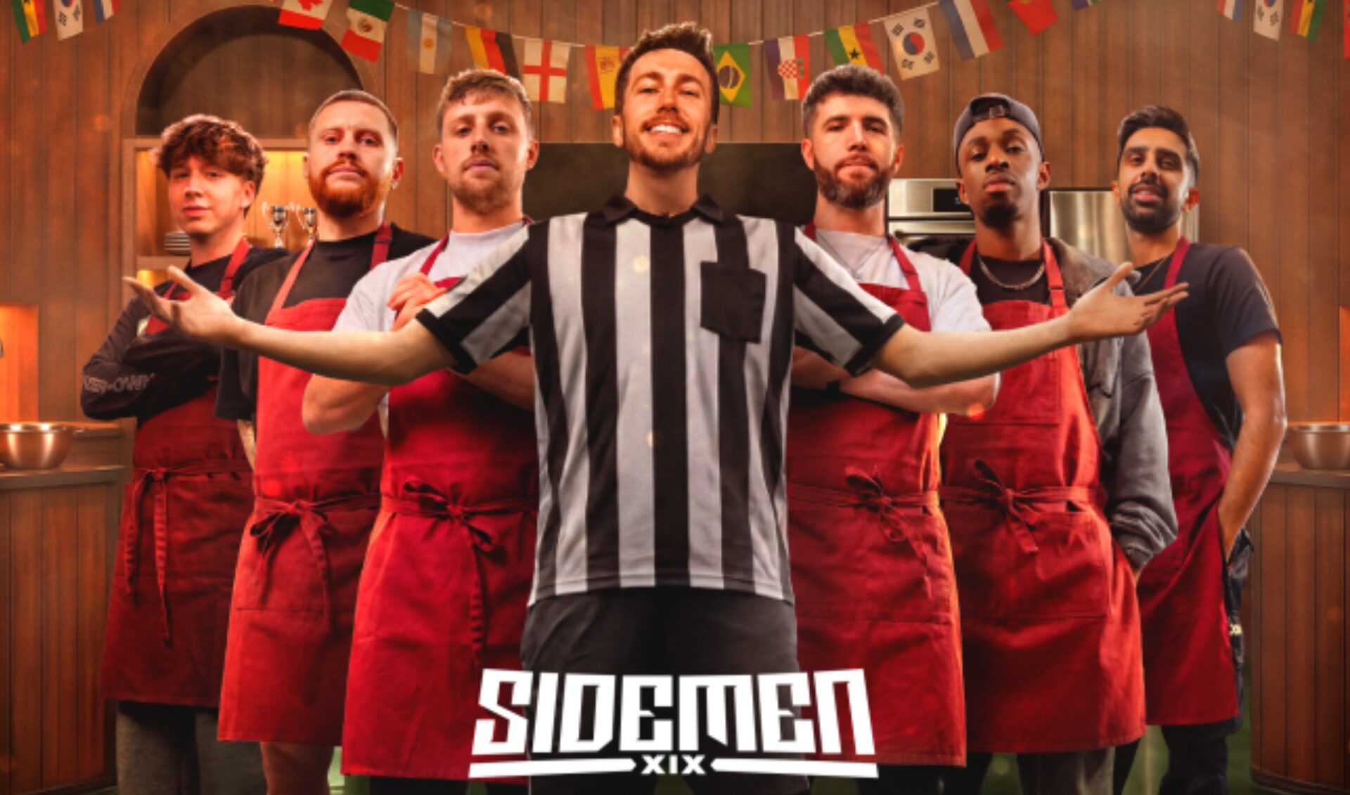 What’s on the menu for the Sidemen? A cooking competition split between YouTube and Prime Video.