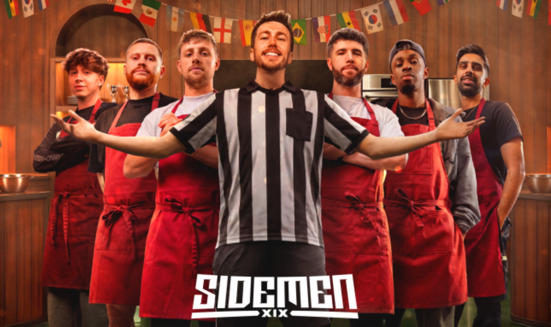 What's on the menu for the Sidemen? A cooking competition split between YouTube and Prime Video.