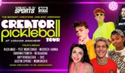 At VidCon, a pickleball competition will bring more visibility to creator sports tours