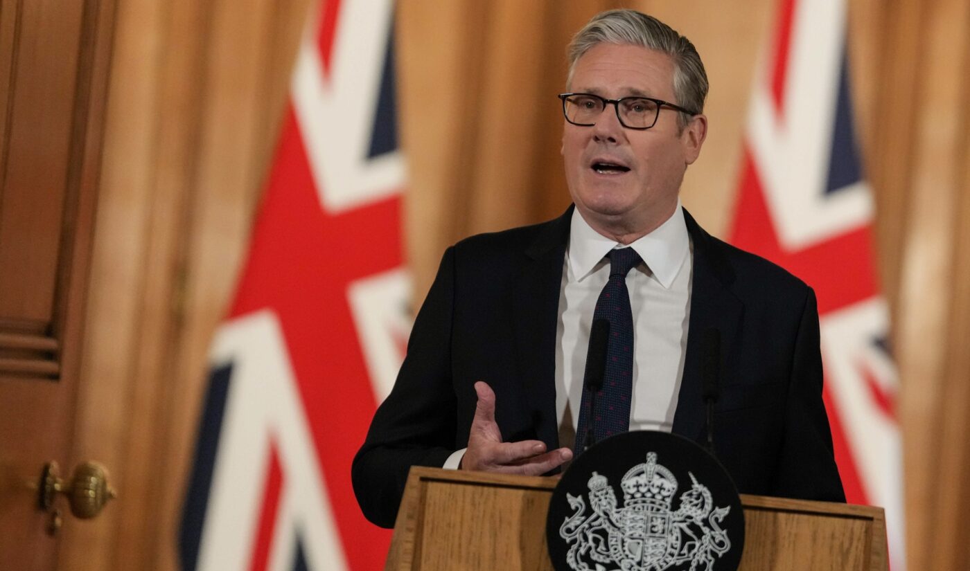 Starmer says the U.K. says will go “further than any country in the world” to keep teens off social media
