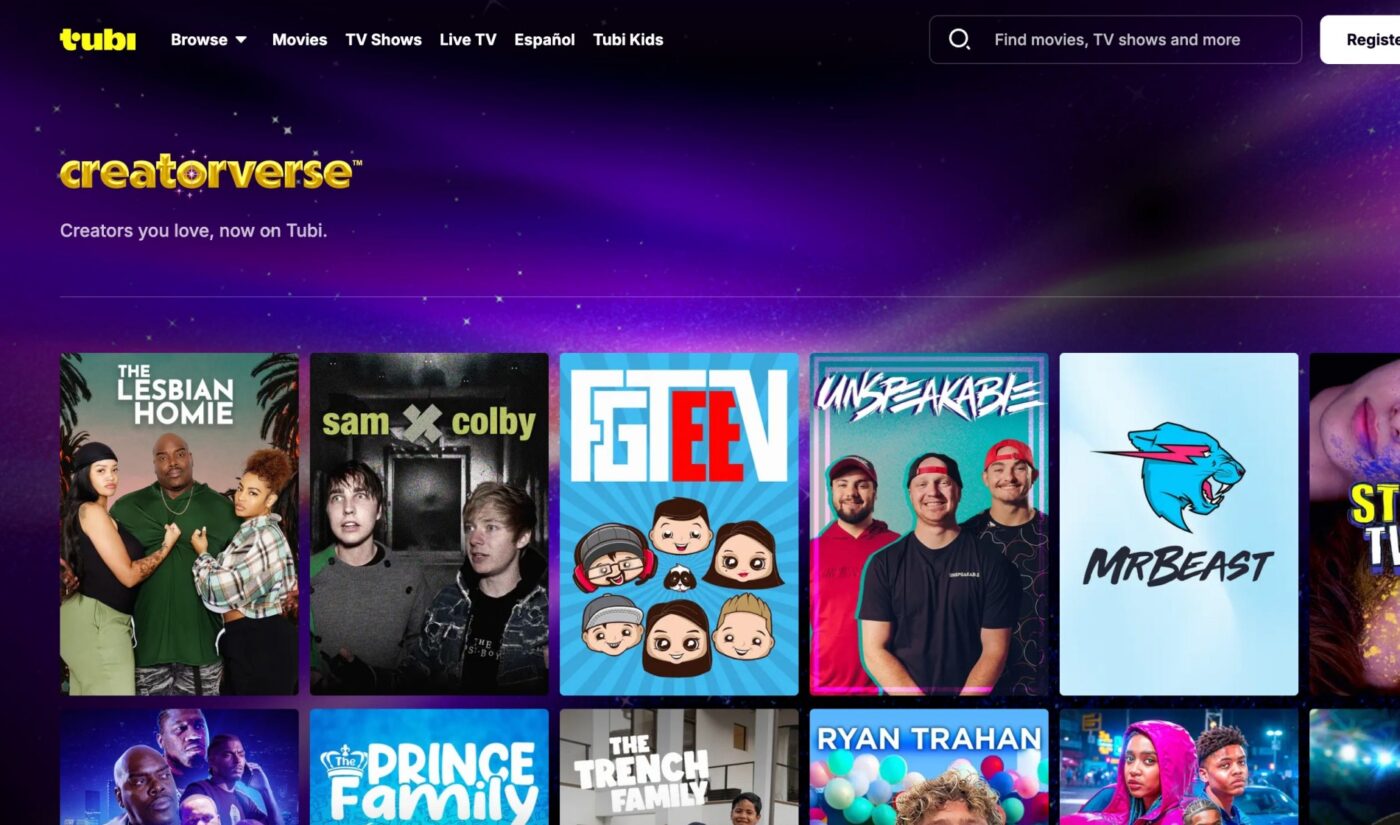 Tubi looks to build on momentum by hunting for creators at VidCon