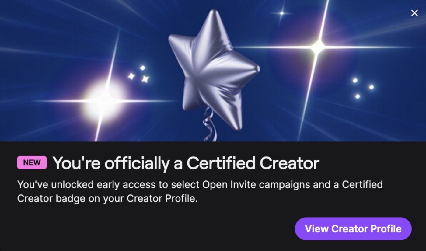 Twitch creators can now get certified to earn more trust from potential brand partners