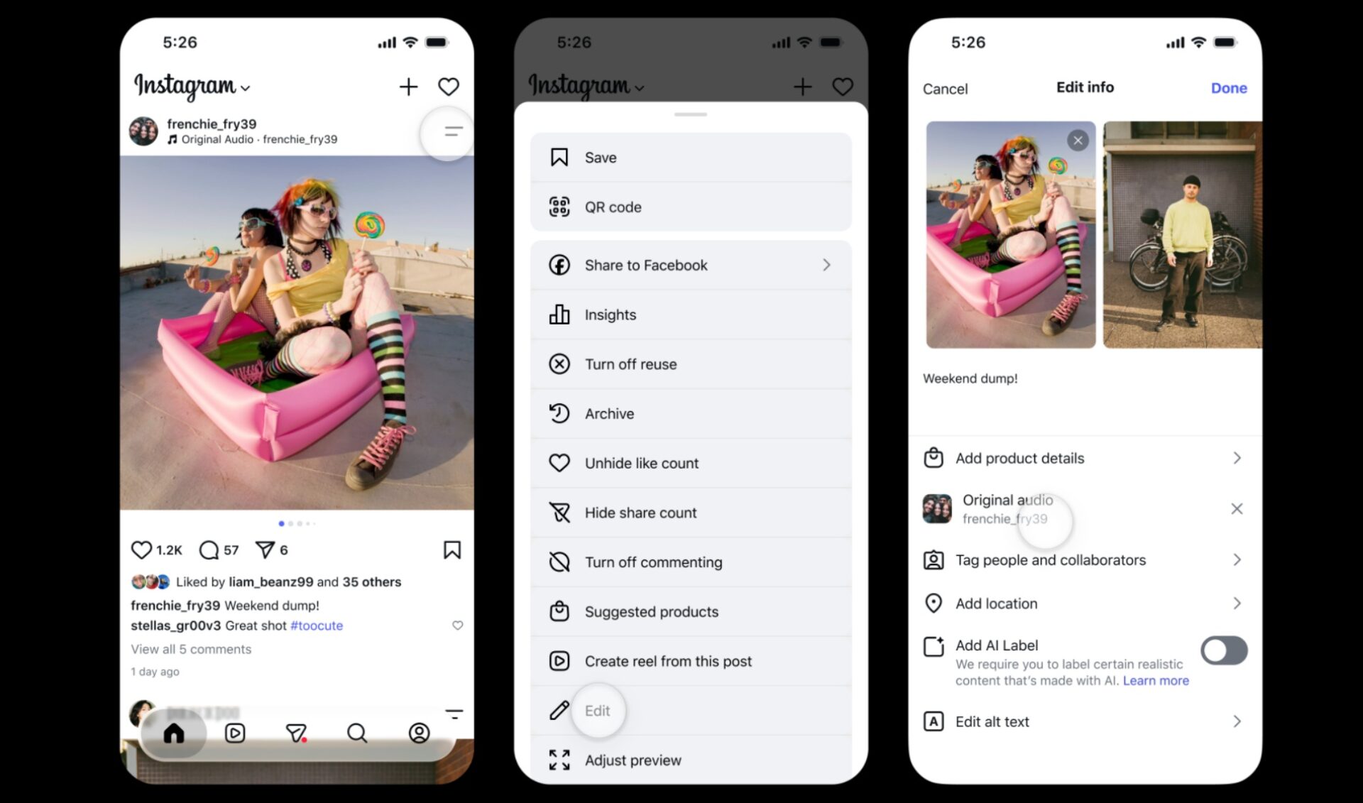 Instagram’s audio swapping tool is a quality-of-life upgrade for creators