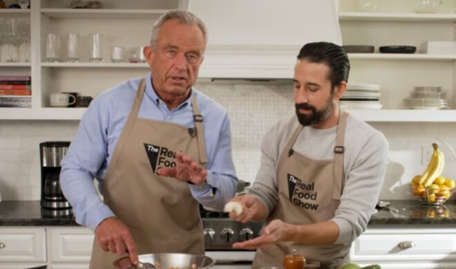 RFK Jr. has a YouTube cooking show centered around healthy eats